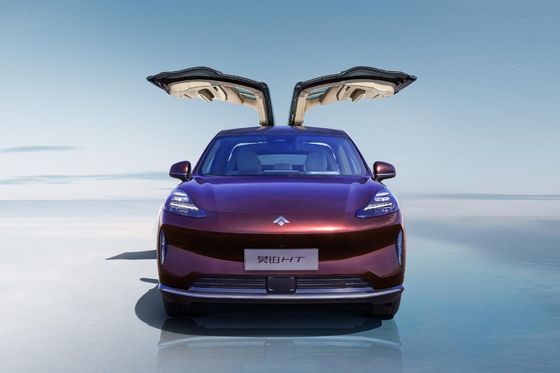 ไฮเปอร์ HT จีน Luxury Pure Electric SUV ระยะเวลาการใช้งานแบตเตอรี่ 550km-770km หลัง Gull Wing Doors